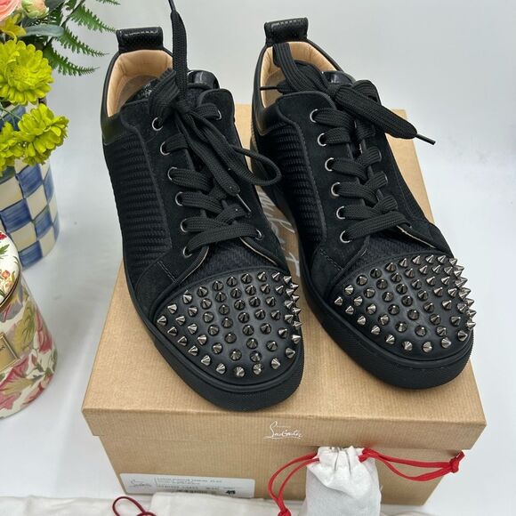 Men's Christian Louboutin, Louis Jr spikes size 43 made in Italy - Picture 1 of 10
